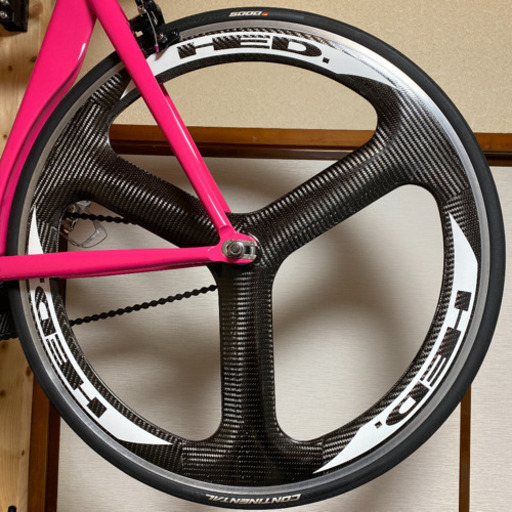 ヘッド HED3 シマノ10S カーボン×アルミ クリンチャーホイール 3