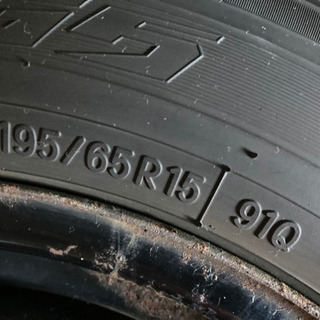 スタッドレスタイヤホイール　195/65R15の画像