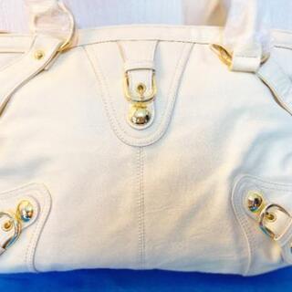 ★(*^▽^)/★新品未使用品*☆♪アイボリー手さげバック👜★
