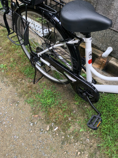 ほぼ新品の自転車（お話中）