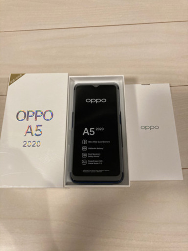 OPPO A5 2020　ブルー　新品　動作確認のみ