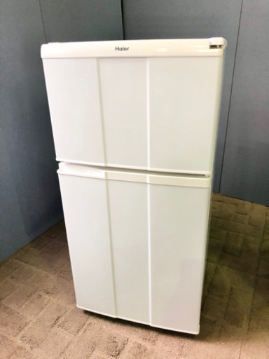【激安】Haier ハイアール 2ドア冷蔵庫 98㍑  除菌・洗浄・動作確認済