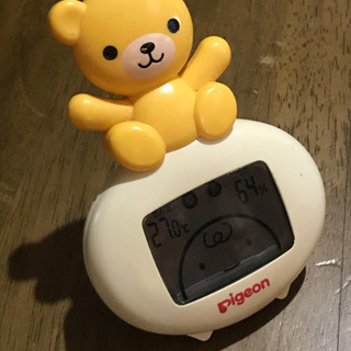 ピジョン　温度湿度計の画像