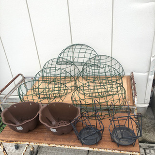 引き取り限定◾️ガーデニング バスケット まとめて
