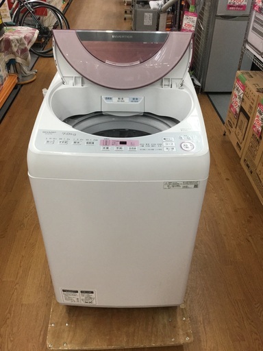 【長野県佐久市のみ配送】【直接引取歓迎】2019年   SHARP 7.0kg 全自動洗濯機　ES－ＧV７Ｄ