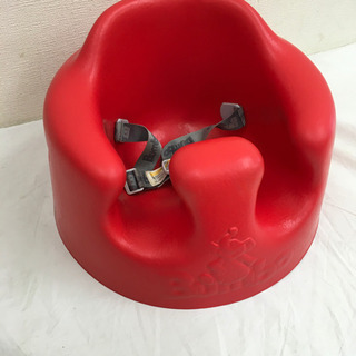 ベビーチェア　バンボ ベビーソファ ベルト付 レッド
