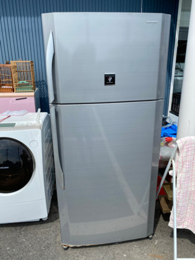 大容量　５５５Ｌ　プラズマクラスター2ドア冷蔵庫　シャープ　リサイクルショップ宮崎屋20.9.10