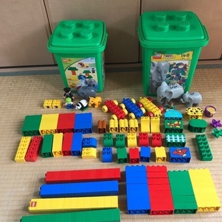 値下げ！レゴ　みどりのバケツ2コ