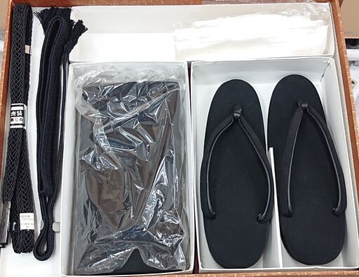 和装　喪服用　バッグ　草履　など　5点セット　M039