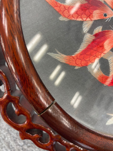 金魚の置物(回転式)