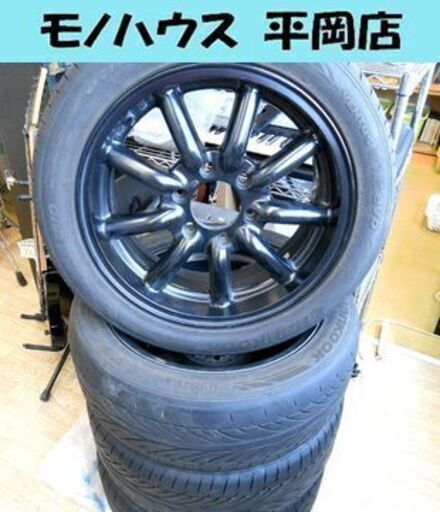 BARONE ヴァローネ 18インチ ブラック 4本セット 中古 ハイエース ☆ PayPay(ペイペイ)決済可能 ☆ 札幌市 清田区 平岡