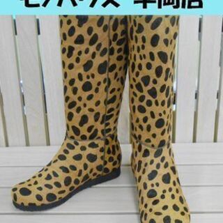 未使用 DEA DIA ミドルブーツ Mサイズ ヒョウ柄 秋物 ...