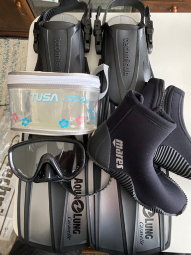 ☆中古美品☆ レディーススキューバダイビング軽装備セット