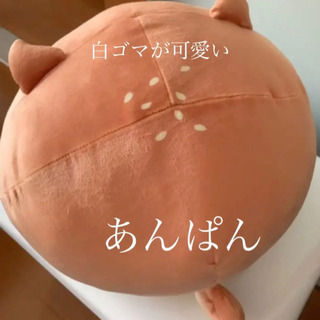 【新品】犬✖︎あんパン　いーすとけん。　まあるいBIGぬいぐるみ　とさあんこ　大きい　犬　柴犬の画像