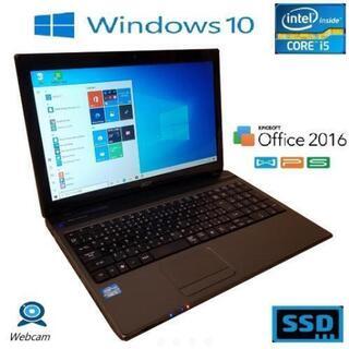 新品/爆速SSD 高速Core i5-2410M 最新Windows 10 TOSHIBA T351/46CB メモリ 4GB Office2016/無線LAN VAIO☆CORE-I5☆爆速SSD☆メモリ増設☆ブルーレイ☆オフィス☆大