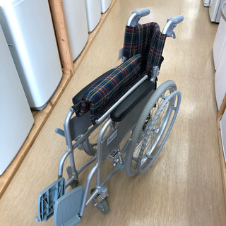 中古品☆美品☆幸和製作所☆アルミ製車椅子☆TacaoF☆自走式☆チェック柄の画像