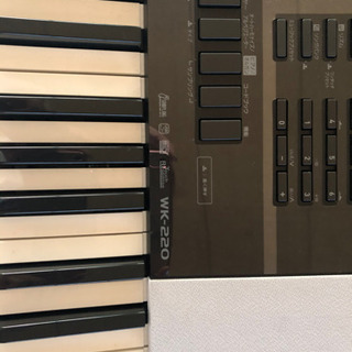 【まだあります】Casioのキーボード wk-220の画像