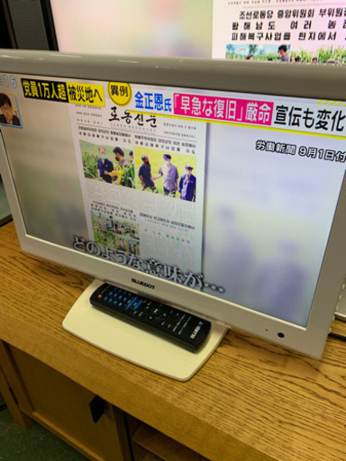 BLUEDOT 18インチ　液晶テレビ　2010年製　中古　地デジのみ
