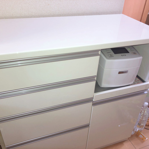 パモウナ Pamouna 90幅 収納カウンター キッチンカウンター キッチンボード 作業棚