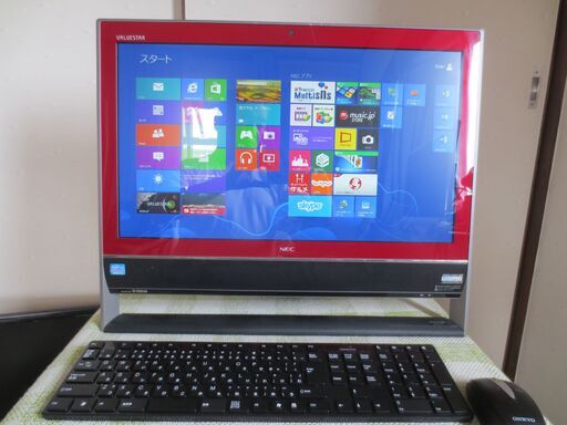 NEC一体型PC VN770MSR-KS i7-3630QM　HDD 2TB メモリ8G MS/Offce /BD/TV(地デジ/BS/CS