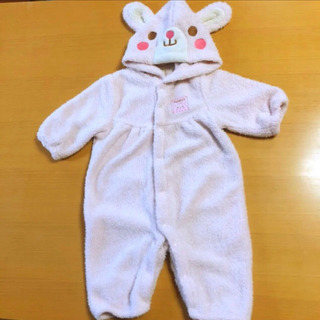 animal parade フリース カバーオール ピンク　70cm