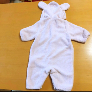 animal parade フリース カバーオール ピンク　70cmの画像