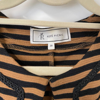 【ROPE' PICNIC】ノーカラージャケット カーディガンの画像