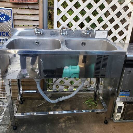 ステンレス棚 厨房 業務用 2段 W600×D600×H1220mm ①