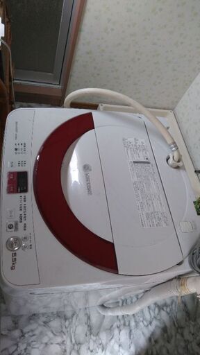 2014年製洗濯機❗SHARP シャープ ❗ES-G55NC-P 全自動洗濯機 5.5kg ❗