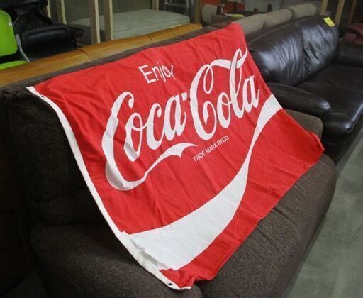 コカ・コーラ 旗 フラッグ 132×87cm バナー ガレージ アメリカン ダイナー インテリア ディスプレイ 札幌市東区 新道東店