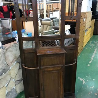 【愛品館八千代店】アンティークホールスタンドの画像