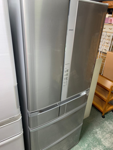 HITACHI 6ドア　冷凍冷蔵庫　真空チルド室　616リットル　大型　2009年製　中古