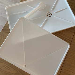 水が流れる水切りラック　2段の画像