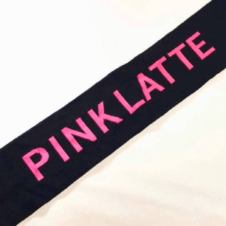 未使用に近い！PINK-latte  マフラーの画像