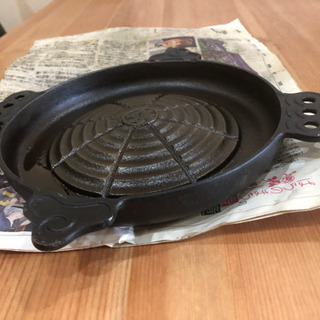 ブランド品ジンギスカン鍋ラスト1個となりました！