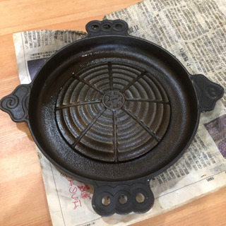 ブランド品ジンギスカン鍋ラスト1個となりました！の画像