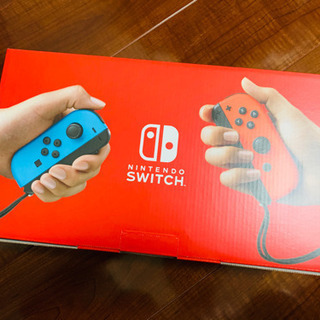 新品未開封　任天堂スイッチ　ネオンブルー/ネオンレッドの画像