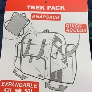 ◆新品未使用◆ Coleman コールマン キッズ トレックパック リュック バックパックの画像