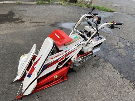 見に来て下さい 使われてた 動作品 タイヤ新品 ヤンマー 1条刈 一輪 バインダー　Be25 稲刈り機 現物確認歓迎 初期不良対応