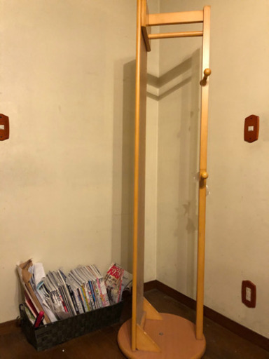 姿見兼ハンガー掛け