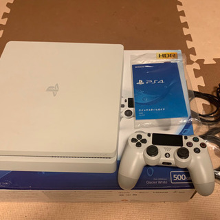 薄型現行PS4 CUH-2200AB02 白　500GBの画像