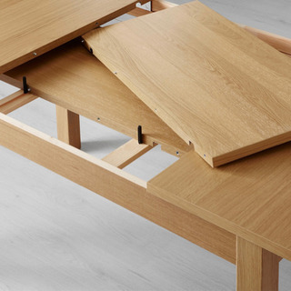 IKEA ダイニングテーブル 伸長式 ビュースタ BJURSTA 4〜8人用