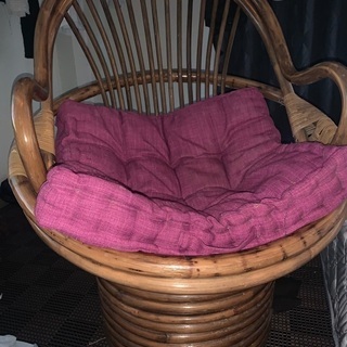 オシャレ1人掛け回転ソファーの画像