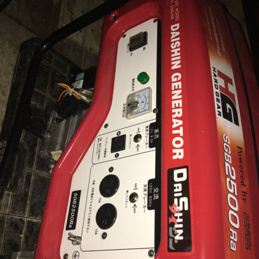 未使用 DAISHIN ダイシン 携帯 発電機 SGB2500Ra 100V 50Hz