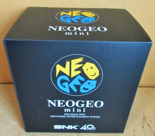 ☆エスエヌケイ SNK NEOGEO mini ネオジオミニ 40th Anniversary◆厳選ソフト40タイトル収録