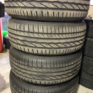 締切 ランクル80 ホワイトレタータイヤ