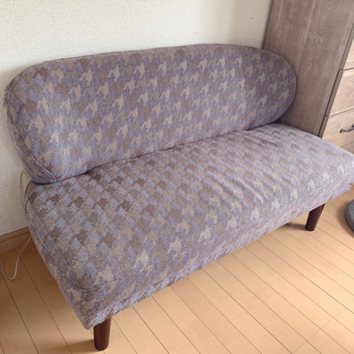 【限定・美品】最終値下げ・千鳥格子のソファ
