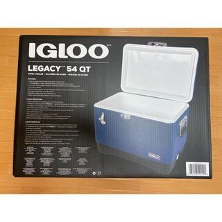 【新品未開封】イグルー スチール クーラーボックス レガシー 54QT(51リットル) IGLOO Lagacy 54QT(51L) Steel Coolerの画像