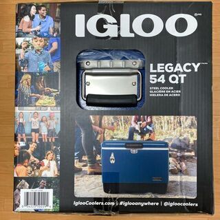 【新品未開封】イグルー スチール クーラーボックス レガシー 54QT(51リットル) IGLOO Lagacy 54QT(51L) Steel Coolerの画像