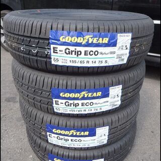 未使用/グッドイヤー◆EfficientGrip ECO EG01/155/65R14◆オンロード/夏タイヤ◆20年21週/4本セット